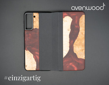 Samsung Galaxy S21 Plus PORTO COLLECTION FLIPCASE 13730 Rot